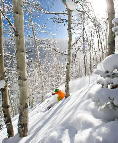 Stone Creek Chutes In Beaver Creek, CO.