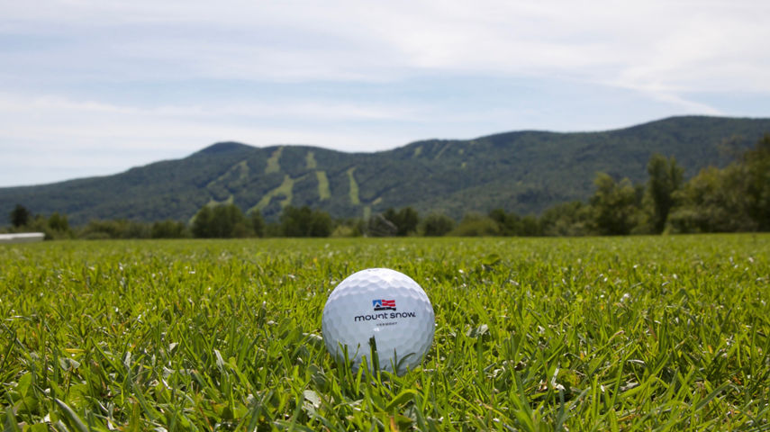 Golf Ball on Mount Snow Golf Course