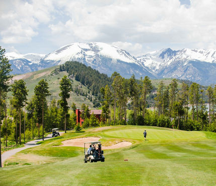 The back 9 on the River Course in Keystone, CO.