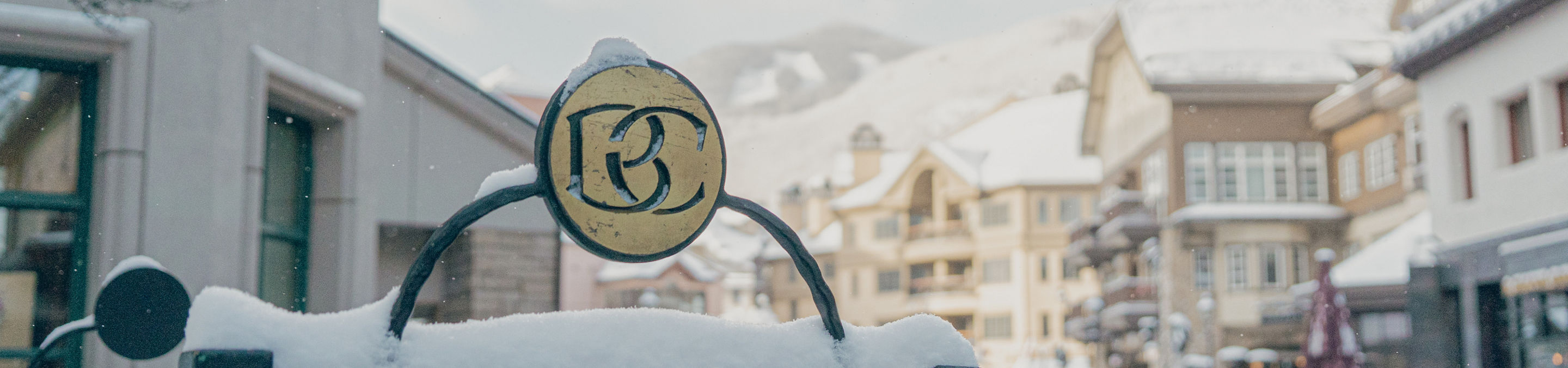 The gate to the village at Beaver Creek