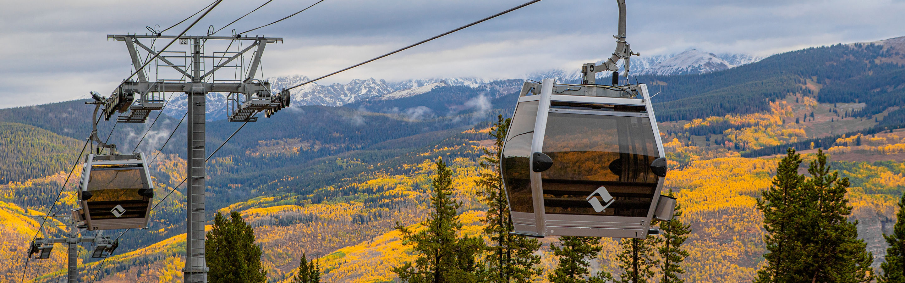 Gondola 1 Fall Foliage in Vail Colorado