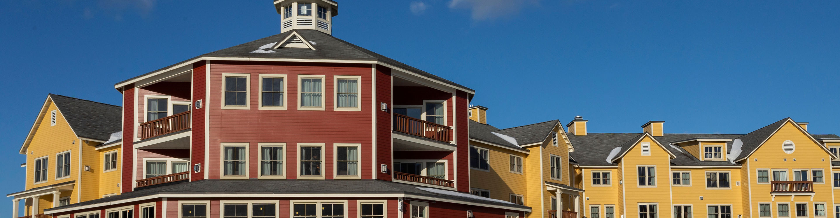 Exterior of Jackson Gore Inn at Jackson Gore Village at Okemo Mountain Resort