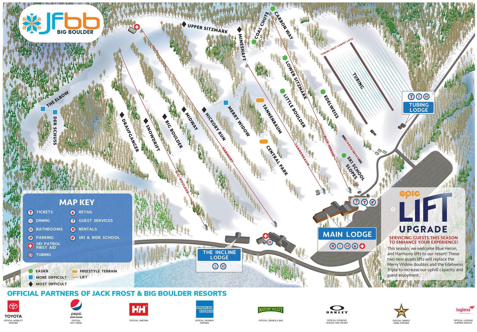 Alpine Valley (Michigan) Trail Map