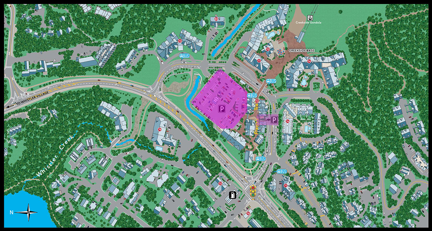 Getting Here and Parking Whistler