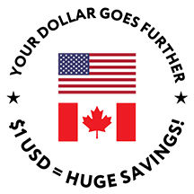 your dollar goes further