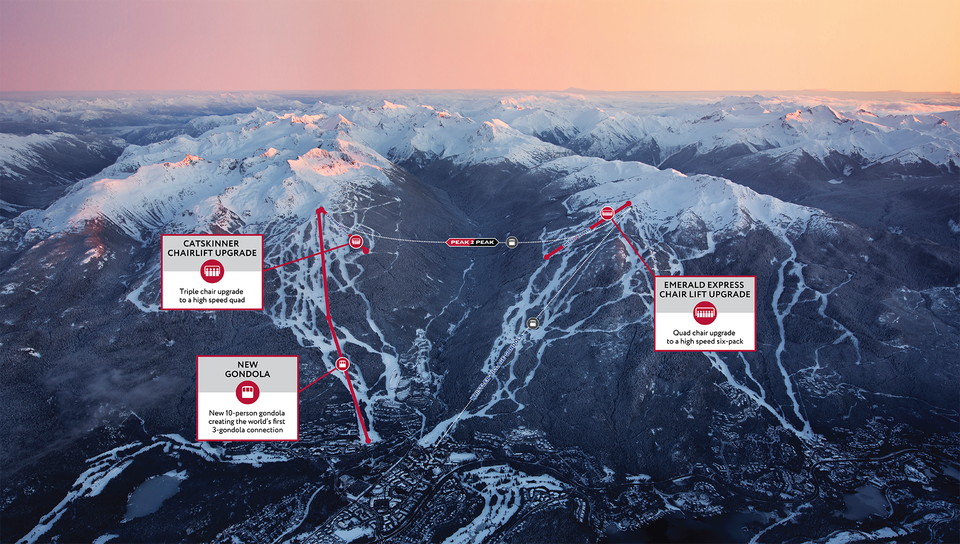 Whistler Blackcomb Overview Map