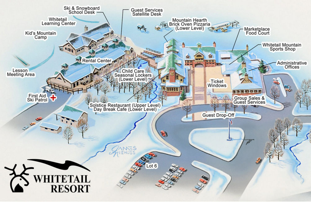 Whitetail Ski Trail Map Mountain Info | Whitetail Mountain Resort