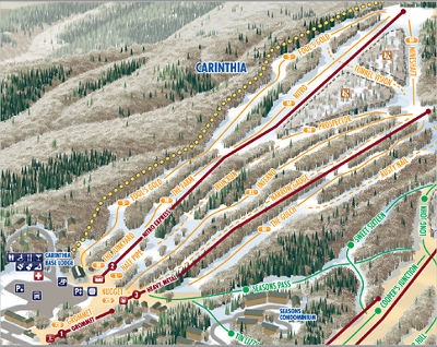 Sundance Resort Map - Carinthia Map